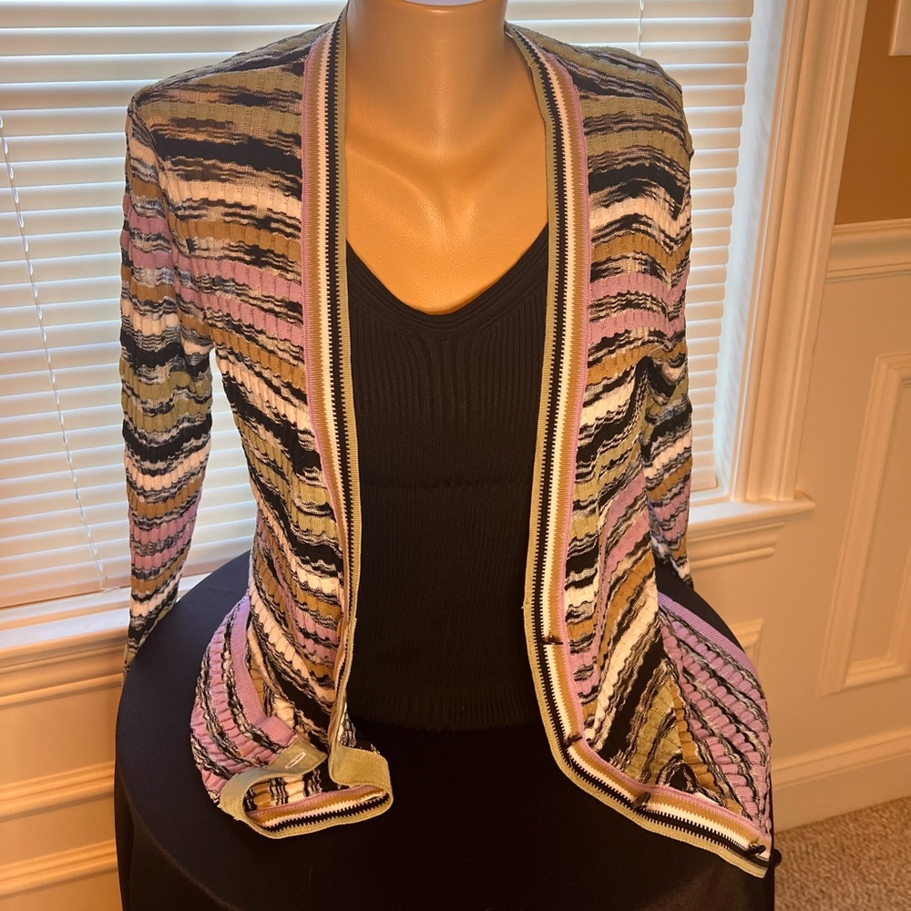 White House Black Market multi colored cardigan.  Size: M